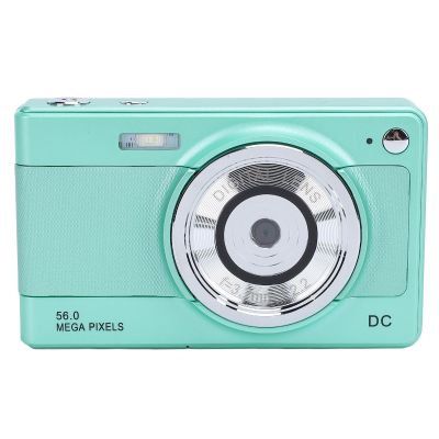 56MP Digital Camera FHD 1080P Compact Point and Shoot Camera 8X Zoom Anti Shake Portable Cameras Small Camera for Teens Boys Girls Seniors (Green)