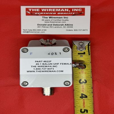 49:1 Current Style balun for Portable use
