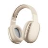 Gabba Goods Wireless Over Ear Bluetooth Headphones with Microphone - Wireless Headset -Noise Reduction - Bluetooth, Wired,Built in Micro SD for Travel, Home, Work TV,PC,Gaming,Cellphone (Beige) view 1
