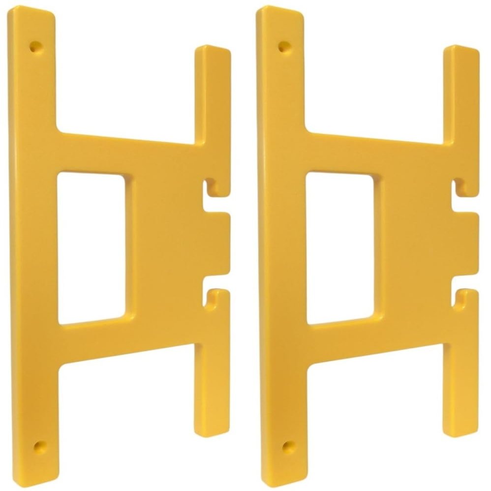 Poly Heavy Duty Extension Cord Storage Reel, Yellow Cord Organizer Wrap-Holds 100 feet (2pk)