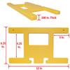 Poly Heavy Duty Extension Cord Storage Reel, Yellow Cord Organizer Wrap-Holds 100 feet (2pk) view 3