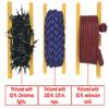 Poly Heavy Duty Extension Cord Storage Reel, Yellow Cord Organizer Wrap-Holds 100 feet (2pk) view 4
