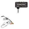 BoxWave Adapter Compatible with Donner Guitar Headphone Amp Classic Rock - Micro SD Card miniReader, USB Type-C OTG Reader USB3.0 Adapter Keychain - Metallic Silver view 1