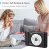 Acuvar Digital Camera, FHD 1080P Kids Camera, 50MP Point and Shoot Camera with 16X Zoom Anti Shake, Compact Portable Small Camera for Girls Boys Teen Student with 32GB Micro SD Card, 1x Batteries view 4