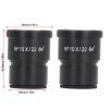2Pcs Microscope Eyepiece Aluminum Alloy 10X Biological Eyepiece 30mm Mounting Size Microscopes Lens Adapters view 2