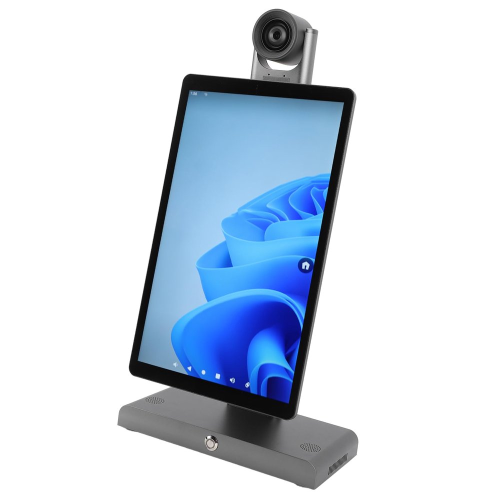 Professional 8G 128G Tabletop Live Broadcast, Tabletop Live Streaming Screen, Tabletop Live Interactive Display with Virtual Background for Live (US Plug)