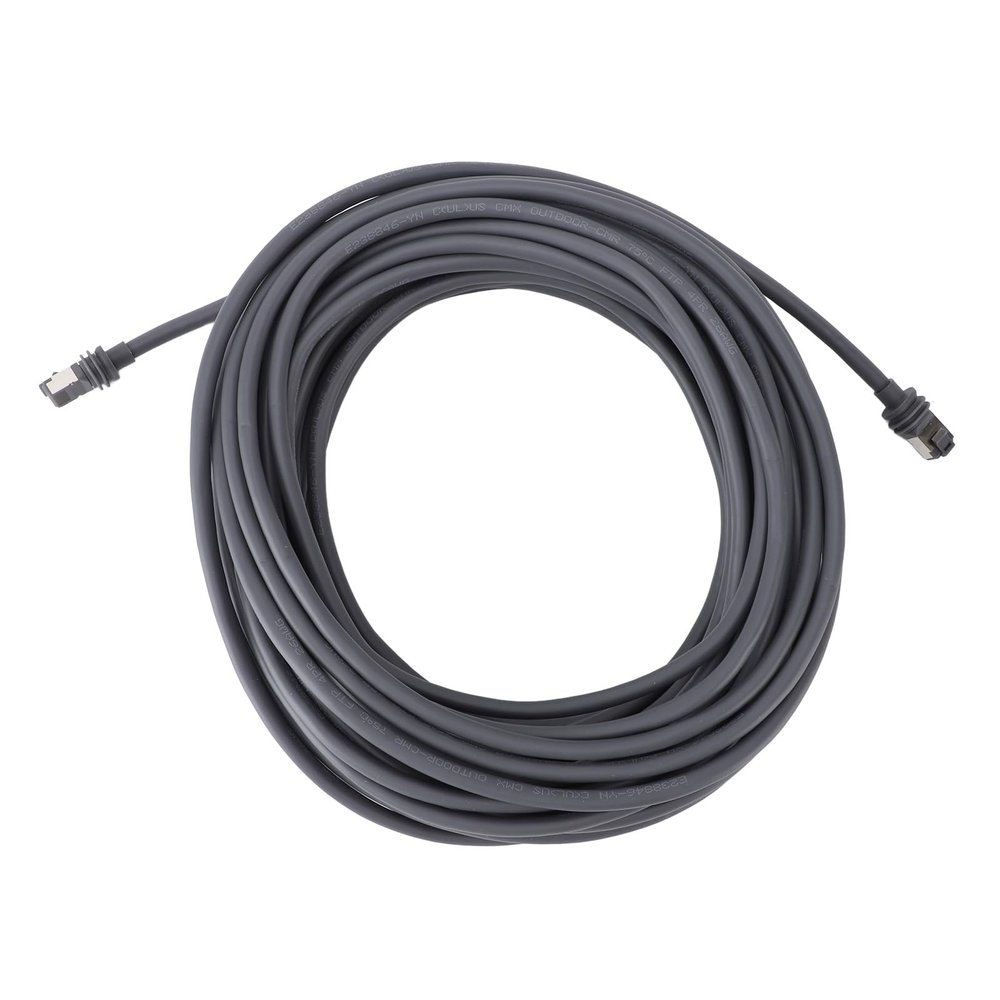 CCYLEZ Replacement Rectangular Satellite Cable, IP68 Replacement Extension Cable 1200Mbps with Cable Clips for SUVs (#3)