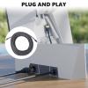 CCYLEZ Replacement Rectangular Satellite Cable, IP68 Replacement Extension Cable 1200Mbps with Cable Clips for SUVs (#3) view 4