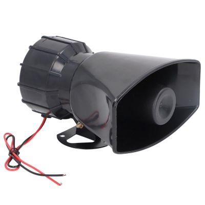 Alarm Horn, Siren Speaker Indoor Outdoor Use 130DB 60W for Home School Supermarket (DC24V)