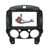 JNOEEDWN 9 Inch Car Frame Fascia Adapter Compatible with Mazda 2 Demio 2007-2014 Android Radio Dash Fitting Panel Kit(Frame Cable) view 1