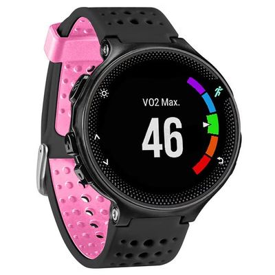 BRART Outdoor Wristband Bracelet For Garmin Forerunner 220/230/235/620/630/735 Smart Watch Soft Silicone Strap Replacement Watch band(F,For Forerunner 630)