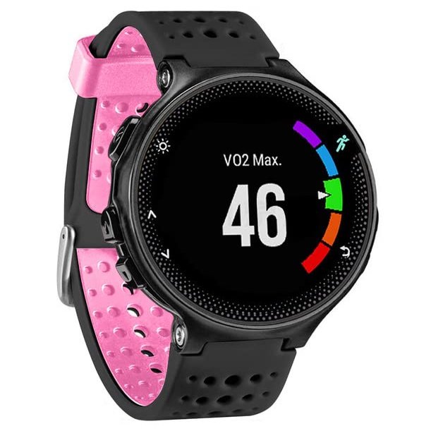 BRART Outdoor Wristband Bracelet For Garmin Forerunner 220/230/235/620/630/735 Smart Watch Soft Silicone Strap Replacement Watch band(F,For Forerunner 630)
