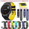 AMSOH 22 26mm Watchband Strap For Garmin Fenix 6x 6 Pro 5x 5 Plus 935 945 Smart Watch Silicone Fenix 6 Fenix 5 Quick Easyfit Wristband(O,26mm Fenix 6X 6XPro) view 2