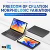 ZWYING 2-in-1 Mini Laptop: 10.95" 2K FHD IPS Touchscreen, N95 CPU,16GB DDR5 RAM 512G SSD, Metal Body, Win 11 Pro, Full-Function Type-C, Fingerprint Sensor, Backlit Keyboard (16G+512GB) view 2