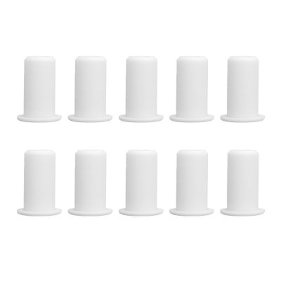 Cable Feed Through Bushings, Silicone Easy to Install Cable Routing Kit for Home for Shopping Mall (White)