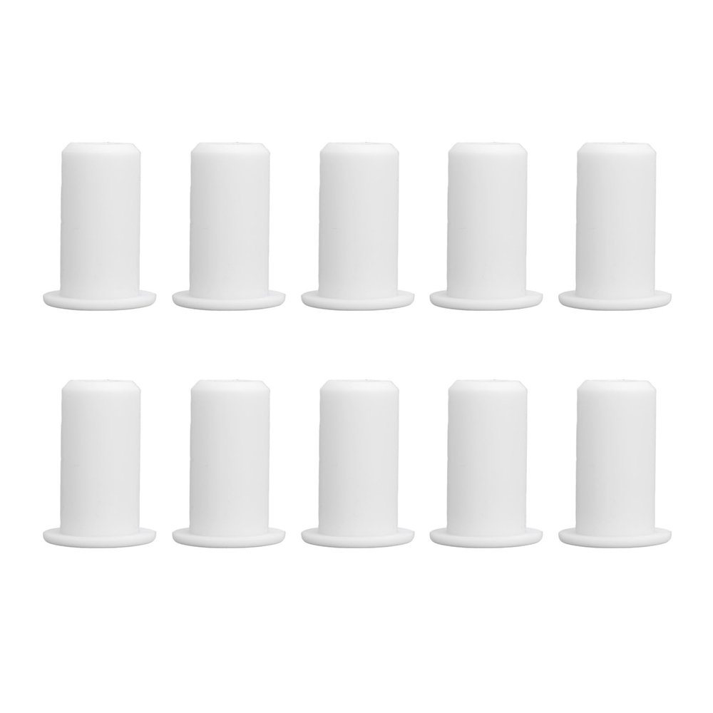 Cable Feed Through Bushings, Silicone Easy to Install Cable Routing Kit for Home for Shopping Mall (White)