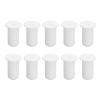 Cable Feed Through Bushings, Silicone Easy to Install Cable Routing Kit for Home for Shopping Mall (White) view 4