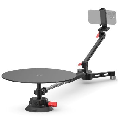 360 Degree Spinner,Professional Photography Turntable, Rotating Camera Slider, Spinning Photo Video Booth, Spin Platform for Product Photography, Commercial Video Multiple Interfaces