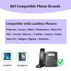 Xintronics U10P RJ9 to QD Adapter Cable for Plantronics Quick Disconnect Headsets Coil Cord Extension Compatible with Polycom VVX310 VVX410 VVX411 Avaya Mitel ShoreTel NEC Nortel Landline Deskphone view 2