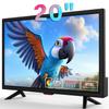 othoig TV 20 inch,Small Kitchen Flat Screen TV with Headphones Port,HDMI,USB and VGA Ports,DV-12V Cable & AC Adapter for use in Your Bedroom & Caravan (Full View Television) view 1