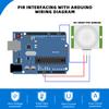 DaFuRui 10PCS HC-SR501 PIR Module Pyroelectric Infrared Motion Sensor Module Detector view 4