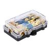 3 Distribution Blocks Car Audio 24V 60A Car Stereo Audio Circuit Blade Holder Box Block 1 in 3 Out view 3