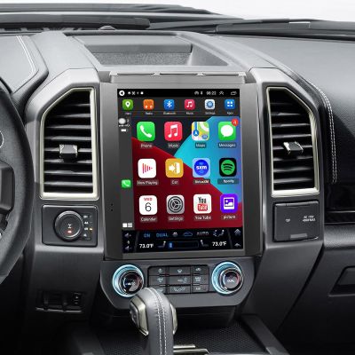 4G+64G Car Radio for Ford F150 2015-2020 with Wireless Carplay Android Auto 12.1inch Touch Screen Android 12 Stereo Navigation Steering Wheel Controls