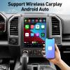 4G+64G Car Radio for Ford F150 2015-2020 with Wireless Carplay Android Auto 12.1inch Touch Screen Android 12 Stereo Navigation Steering Wheel Controls view 3