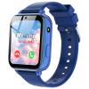 4G Smart Watch for Kids  Kids Phone Watch with Calling SOS Texting WIFI Music Games Pedometer Camera Alarm Stopwatch Video Calculator (Not Support GPS), Smart Watch for Boys Girls Ages 4-12 (Blue) view 1