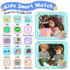 4G Smart Watch for Kids  Kids Phone Watch with Calling SOS Texting WIFI Music Games Pedometer Camera Alarm Stopwatch Video Calculator (Not Support GPS), Smart Watch for Boys Girls Ages 4-12 (Blue) view 3
