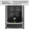 Lockly Secure Plus Smart Lock with RFID Card and Door Knob, Keyless Entry Door Lock, PIN Genie Keypad, 3D Biometric Fingerprint Sensor, App Remote Control, Auto Lock, No Monthly Fee view 4