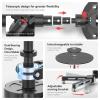 Camera Spinner, 360 Spinning Camera rig, 43.3in Extension Poles, Turntable Photo Booth Rotating Platform with Dolly Wheel for Unboxing Commercial Video, Food Shooting, Product Photography view 4