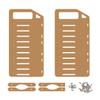 3.5in DIY Hard Drive Bracket Transparent Drive Bracket Multi Layer Acrylic Drive Bracket for Desktop with Accurate Mounting Hole Support 10 Hard Drives 3 Fans view 1