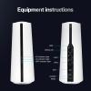 5G CPE Router with SIM Card Slot, 5G NR NSA SA Dual Band Home Router with Built in Antennas, Wire less Internet Router for Home Office Indoor, 64 Users Support (US Plug 100 to view 3