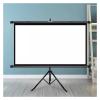 4:3/16:9 Portable Projector Screen Tripod Stand, Lightweight Carry Projector Screen for Office Presentation, Projector Screen for Classroom Education(4:3-Glass Beads,50in) view 1