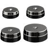 BLULILY Stainless Steel AntiVibration Speakers Spikes, Shocks Absorbing Pad for Sound Equipment Stability view 3