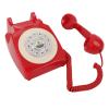 Audio Message Recording Telephone, Audio Guest Book 8GB Storage Clear Sound Convenient Use for Birthday (Red) view 3
