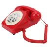 Audio Message Recording Telephone, Audio Guest Book 8GB Storage Clear Sound Convenient Use for Birthday (Red) view 4