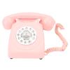 Audio Message Recording Telephone, Audio Guest Book 8GB Storage Clear Sound Convenient Use for Birthday (Pink) view 1