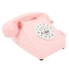 Audio Message Recording Telephone, Audio Guest Book 8GB Storage Clear Sound Convenient Use for Birthday (Pink) view 3