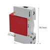 1pc AC SPD 1P Single Phase 30KA~60KA 385V House Lightning Surge Protector Protective Low-Voltage Arrester Device OEM Factory view 2