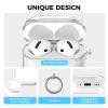 AhaStyle Clear Airpods 4 Case Cover with Cleaning Kit [Anti-Yellowing] Soft TPU Protective Covers Skin Designed for Apple AirPods 4th Generation 2024 Support USB-C Charging Case and Wireless Charging view 3