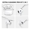 AhaStyle Clear Airpods 4 Case Cover with Cleaning Kit [Anti-Yellowing] Soft TPU Protective Covers Skin Designed for Apple AirPods 4th Generation 2024 Support USB-C Charging Case and Wireless Charging view 4