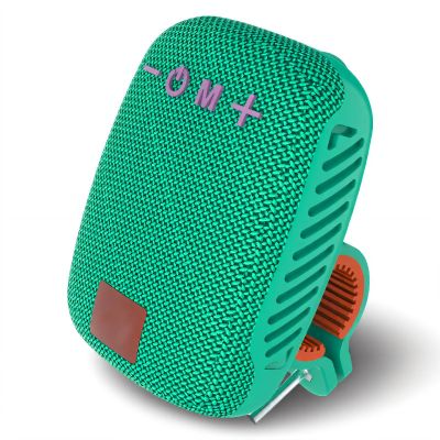 PUSOKEI Bike Speaker, Portable Speaker USB Rechargeable FM Radio Speaker Supports Card Insertion, Cycling Speaker with Loud Sound for Riding, Hiking and Camping