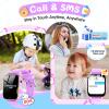 4G Smart Watch for Kids  Kids Phone Watch with Calling SOS Texting WIFI Music Games Pedometer Camera Alarm Stopwatch Video Calculator (Not Support GPS), Smart Watch for Boys Girls Ages 4-12 (Purple) view 2