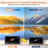 Arafuna 12.5" Car DVD Player with Headphone, Portable DVD Player with Headrest Mount, Suction-Type Disc in, Headrest DVD Player Support 1080P Video, HDMI Input, AV in/Out, USB/SD Card Reader view 4