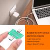 MECCANIXITY 3Pcs Type-C Male to Female USB 3.1 Tester Green PCB Board Adapter, Double Sided DIP with 2.54mm 26Pin Connector Socket for Data Wire Wire Transfer view 4