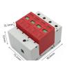 4P Industrial Three-Phase Power Lightning Protection Surge Protector 4P Arrester 380V 20KA-40KA SPD view 2