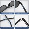 ReyDix Bluetooth Smart Glasses for Men Women, Unisex Intelligent Sunglasses with Open Ear Music Audio Hand-Free Calling AAC Speaker, Great Present for Friends Family view 3