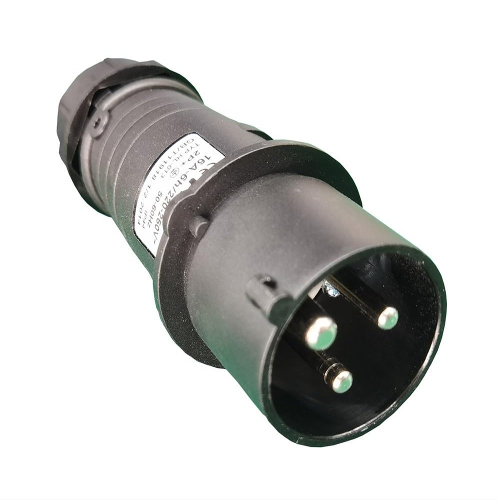 16A 3P Black CEE Form Male and Female Connector x10PCS (Male)